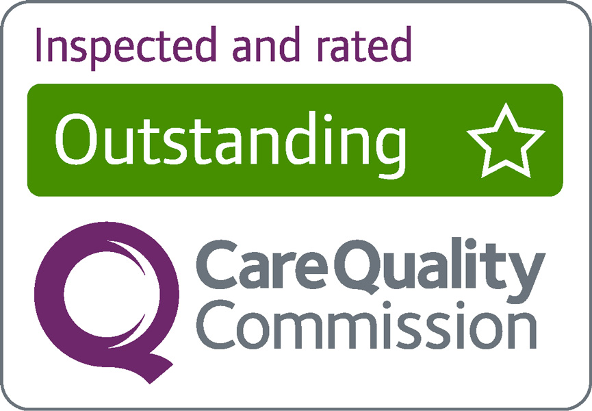 Inspected and rated outstanding by the Care Quality Commision