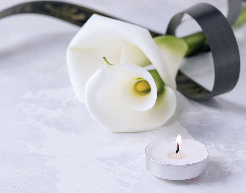 Funeral donations website image