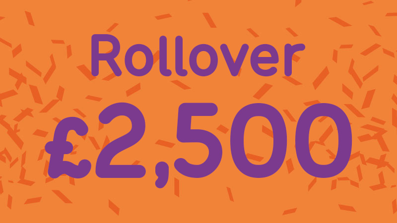 Lottery Rollover 2500 Info Box
