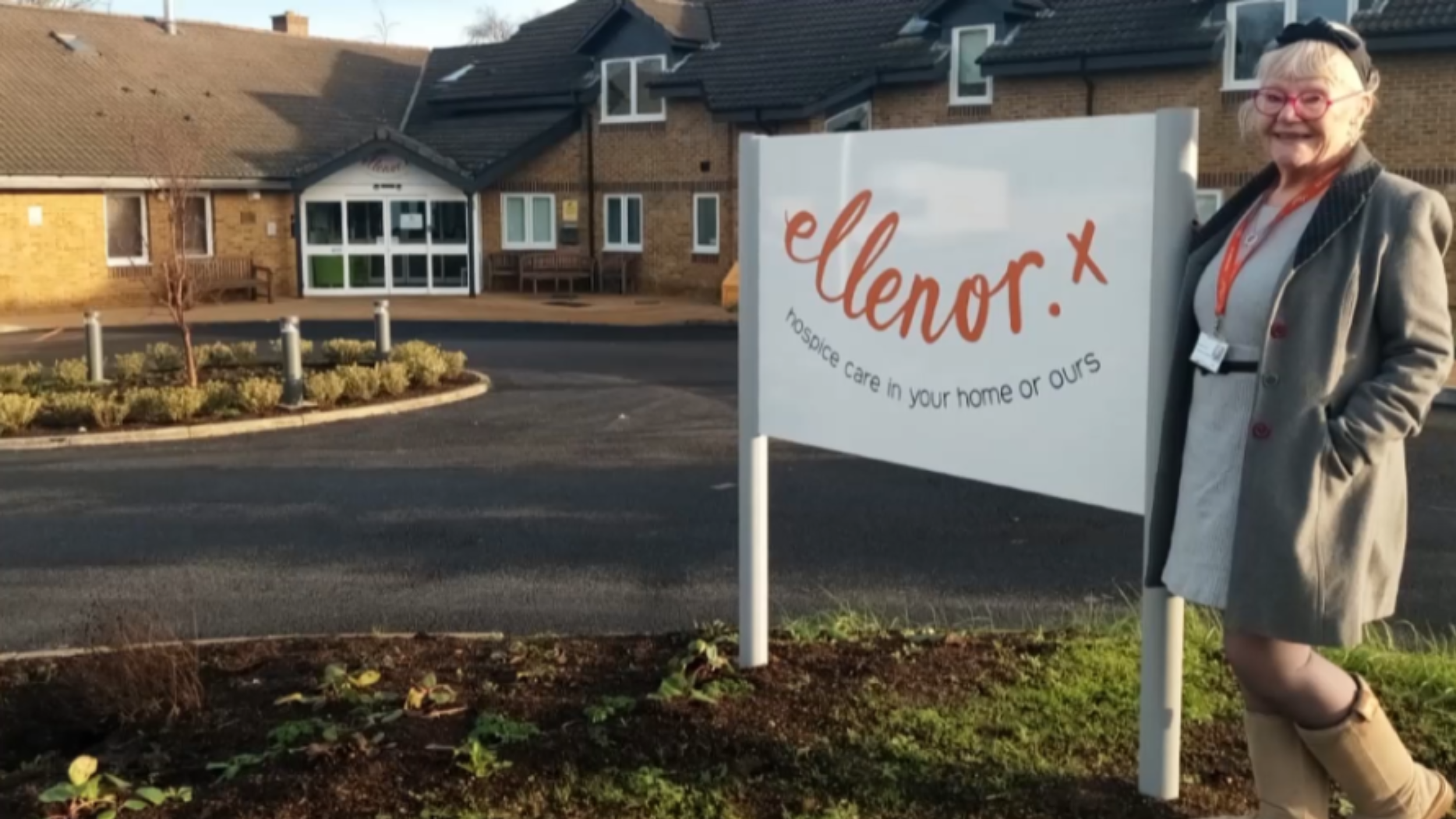 ellenor fundraiser Ros Driver was featured on Songs of Praise