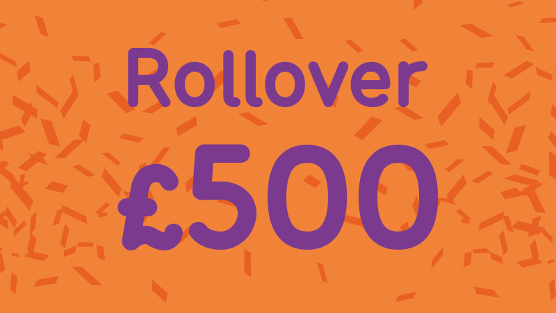Lottery Rollover 500 Info Box