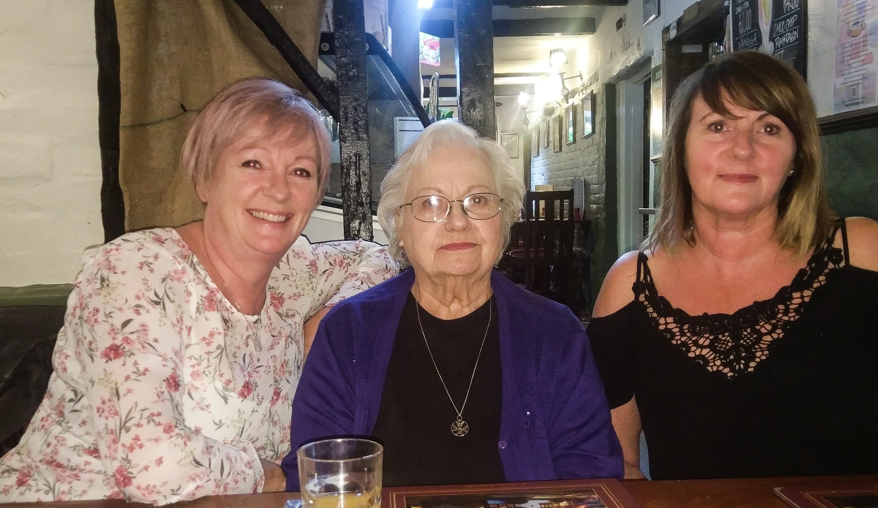 Joyce Gaynor and daughters